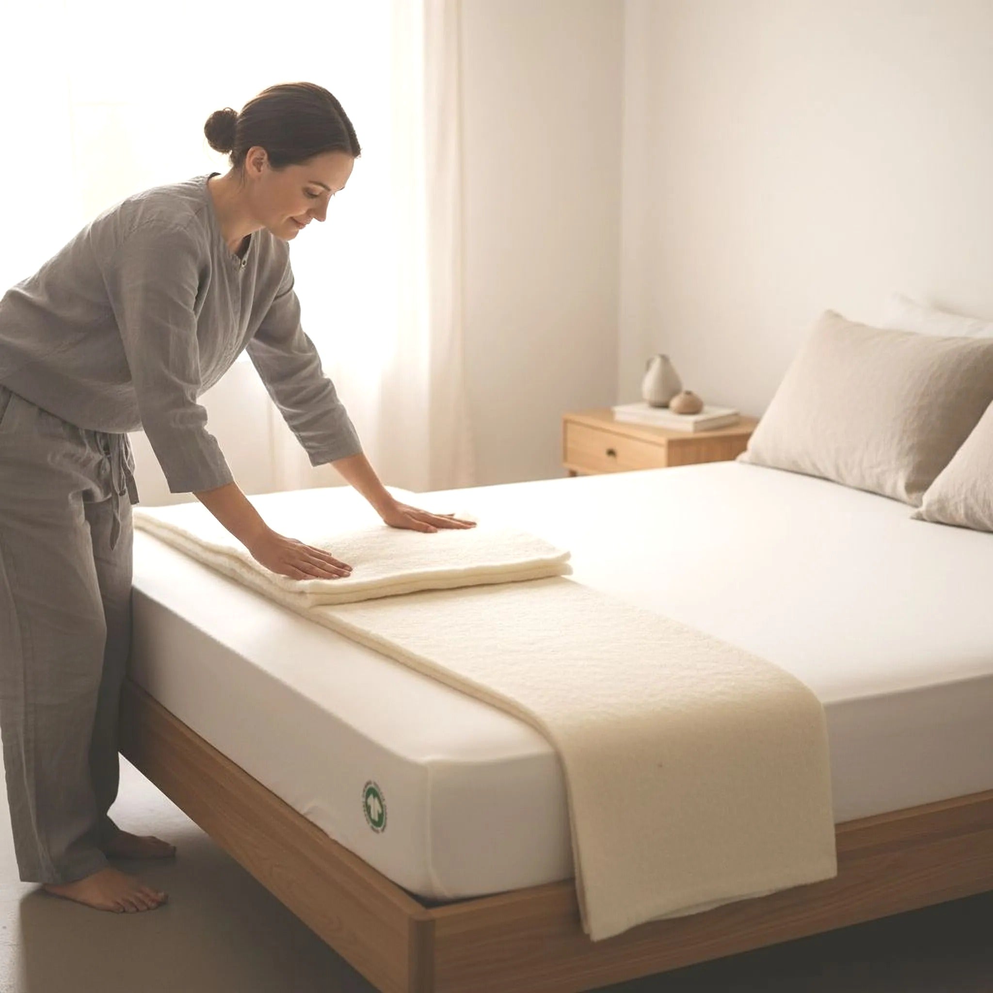 Organic Wool Mattress Protection Pad